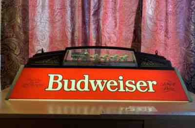 Vintage Budweiser Pool Table Light Gold Worldâ??s Champion Clydesdale Team 1992