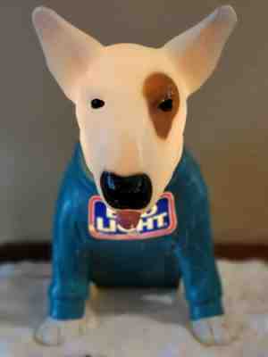 1986 Spuds Mackenzie Bud Light Beer Bar Lighting Lamp Dog Blow Mold Budweiser