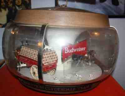 VINTAGE BUDWEISER CLYDESDALE PARADE ROTATING LIGHT - MOTION WORKS - NO LIGHT