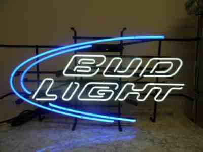 BUD LIGHT ICONIC NEON LIGHTED BEER SIGN budweiser lite (56382-2 JO)