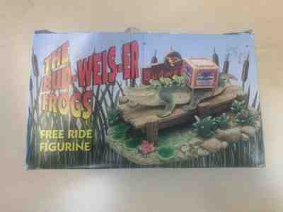 1997 Anheuser-Busch Budweiser The Bud-Weis-Er Frogs Free Ride Figurine