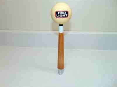 Vintage Bud Light Cue Ball beer tapper handle Billiards Theme-Pool.