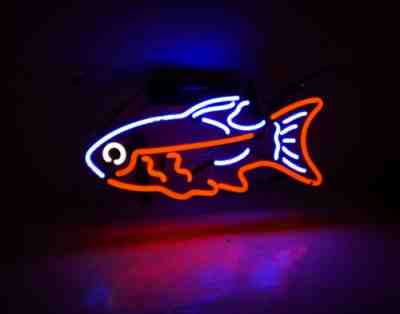 Tropical fish blue Beer phone Garden Decoration Home NEON Light Sign 15