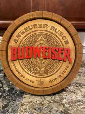 BUDWEISER ANHEUSER-BUSCH BEER LARGE 22