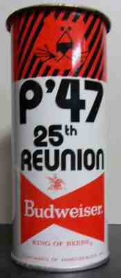 1972 Princeton Reunion Drinking Cup Can - St. Louis, MO - 47's 25th - Budweiser