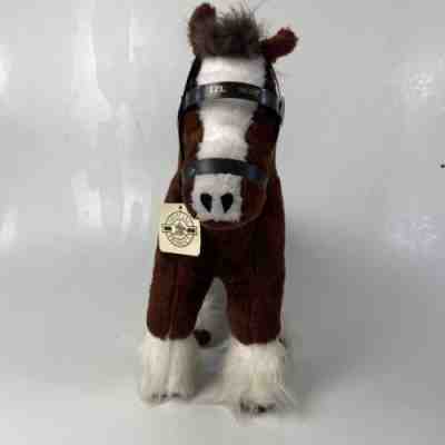 VTG Budweiser Lil Scot Clydesdale Horse Plush Stuffed Animal 24