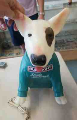 Vintage Spuds MacKenzie Bud Light Lamp Dog Bull Terrier Blow Mold Budweiser 1986