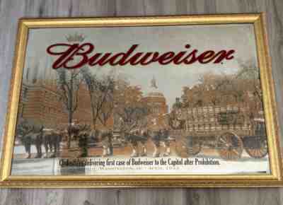 Budweiser Clydesdale Mirror 36