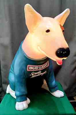 Vintage 1986 Bud Light Spuds Mackenzie Bar Dog Terrier New Light/ Super Man Cave