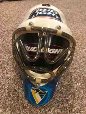 *PITTSBURGH PENGUINS* Budweiser Beer **NEON HOCKEY MASK** Bar Sign *RARE PROMO*