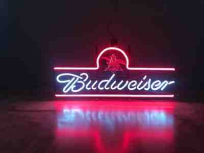 budweiser neon sign vintage