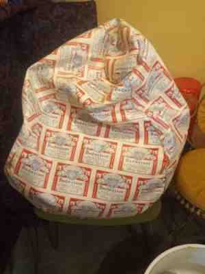 Vintage Budweiser Bean Bag Chair Rare