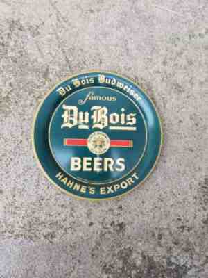 Vintage Original Tin Tip Tray Famous DuBois Budweiser Beer Hahne's DuBois PA