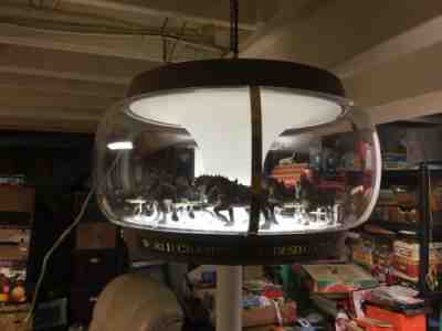 Budweiser Beer Clydesdale Parade Rotating Carousel Light Nice Works Great