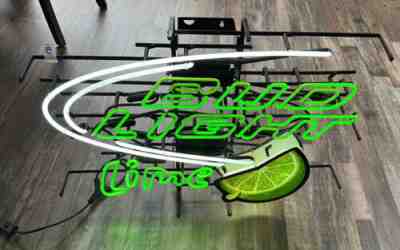 Bud Light Lime Neon Sign (Large Version) Fully Functional Local Pick-up 24 ?x31 ?