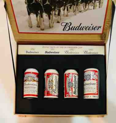 Evolution Of The Budweiser Can Collection 1964 1996 1999 2009 Certified #0004