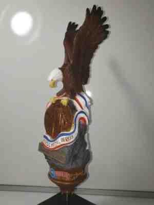 ANHEUSER BUSCH EAGLE FIGURAL MUENCHENER ALE BEER TAP HANDLE 1893