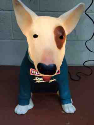 Vintage 1986 Spuds MacKenzie Bud Light Lamp - Bull Terrier -Blow Mold -Budweiser