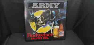 Budweiser Army Mule Salute Electric Bar Sign Excellent!!