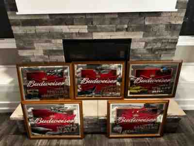 Budweiser Salutes Army, Marines, Coast Guard, Air Force, Navy, Beer Mirrors 2007