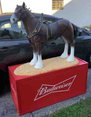 budweiser clydesdale Kentucky Derby store display Bar Display