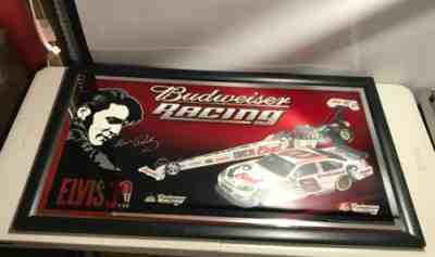 Budweiser Racing - Elvis Presley 30th - FRAMED Sign Mirror