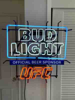 Bud Light UFC Neon Sign