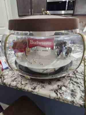 Vintage Budweiser Carousel Clydesdale Parade Hanging LampLight Read Description!