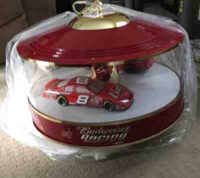 Budweiser beer motion moving spinning Dale Earnhardt Jr. Nascar #8 Carousel sign