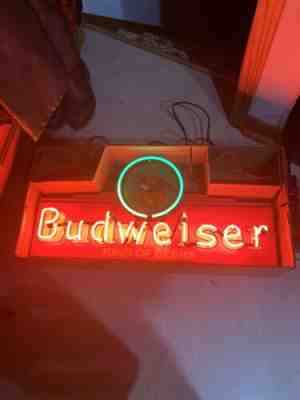 Vintage 1996 Budweiser King of Beers Neon Light Sign