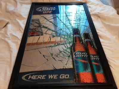 Bud Light UFC Cracked Mirror 2002