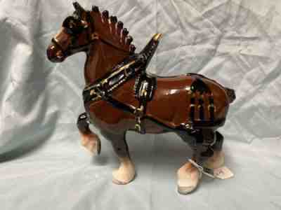 California Poppytrail Pottery Metlox Budweiser Clydesdale Horse China Vintage