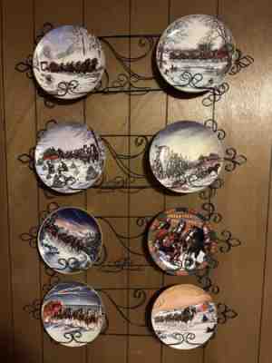 Budweiser Holiday Plates. Complete Set-1989-2011