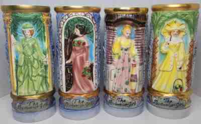 1973 Italy Budweiser Girl Stein Set *Only 200 Sets Made* Rarest Complete Set