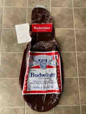 Vintage Inflatable Budweiser Beer Bottle by Strom NOS Unused in Package