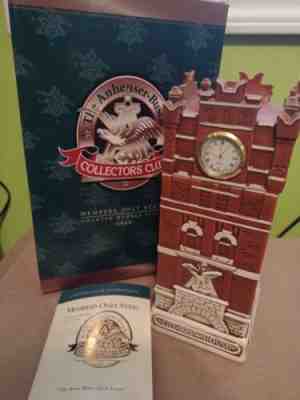 Anheuser Busch AB Budweiser Members Only Beer Stein CLOCK TOWER Collectors Club