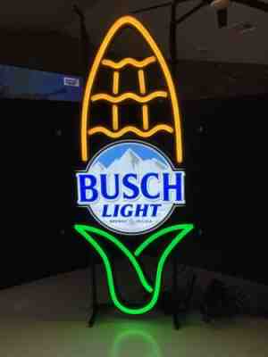 New Busch Light Corn Farmers Beer LED Iconic Sign Not Neon Budweiser Bar Bud