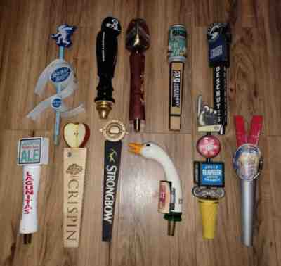 Beer tap handle draft craft Ale collection lot tab magic hat amendment breweries