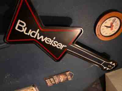 1987 Vintage Budweiser Guitar Neon Bar LightÂ 