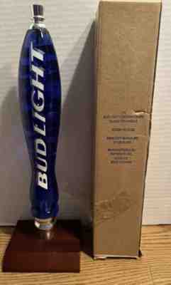 Bud Light Beer Back Bar Blue Tap Handles LOT of taps