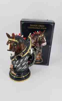 2009 Anheuser-Busch Parade Dress Clydesdale Lidded Stein Germany Budweiser Horse