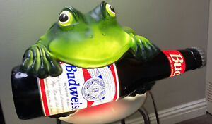 Vintage Budweiser Beer Frog Light Sign w/ Sound 1996 Anheuser Busch Tested Works