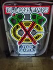 Chicago Blackhawks led light up sign NHL hockey Bud Light Beer New Style