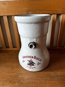 RARE Anheuser-Busch Stoneware Syrup Dispenser St. Louis, MO 1919 CORDLEY & HAYES