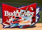 Vintage Budweiser Beer Sign Hydroplane Boat Racing Miss Budweiser Bernie Little