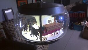 Budweiser Lighted World Champion Clydesdale Team Parade Carousel Lamp