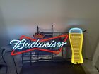 budweiser bowtie neon sign With Filling Glass