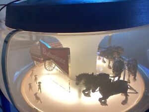 Budweiser Lighted World Champion Clydesdale Team Parade Carousel - WORKS