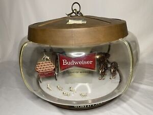 Budweiser Clydesdale Carousel rotating light ~ needs rewiring