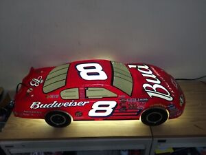 RARE VINTAGE BUDWEISER #8 DALE EARNHARDT JR RACE CAR POOL TABLE LIGHT 44